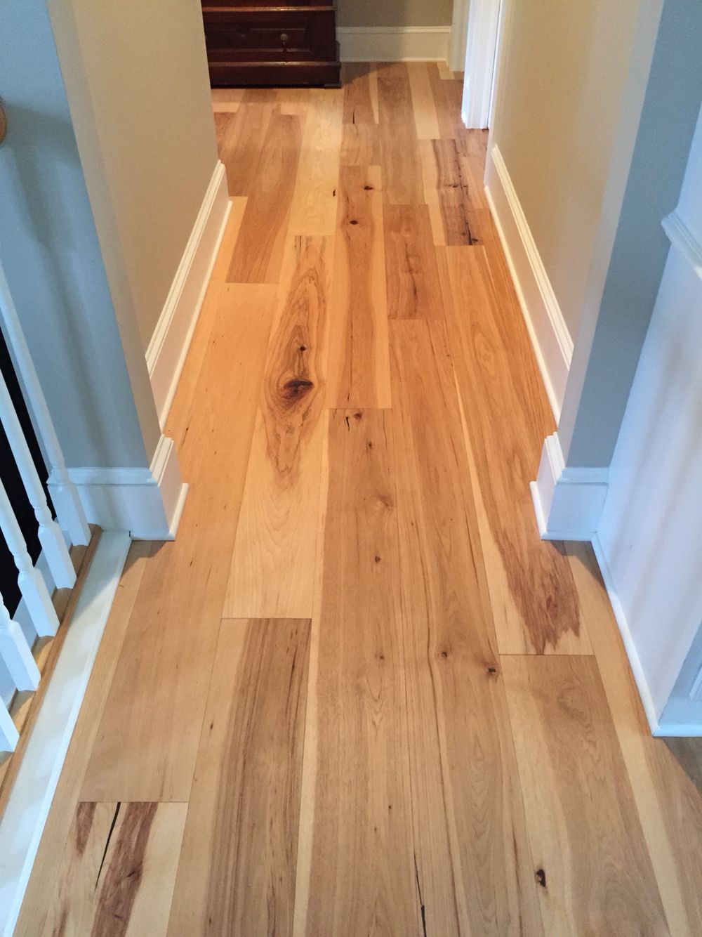 Hickory wood flooring