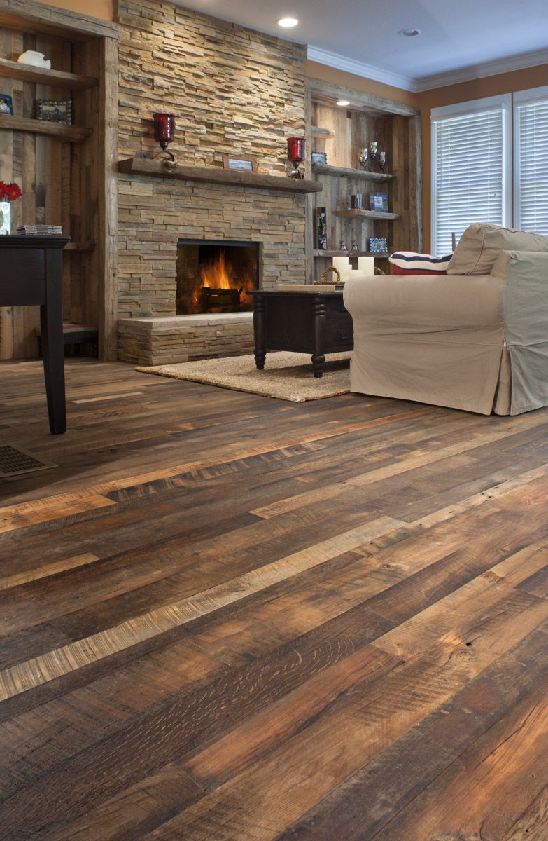 Reclaimed flooring