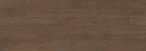 Dark brown wood planks arranged horizontally, showing natural grain and knots.